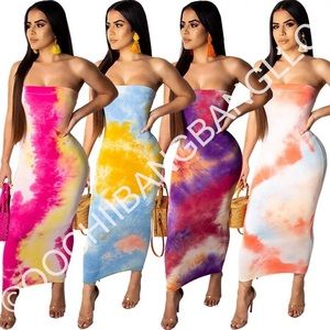 Tie Dye BodyCon Dress